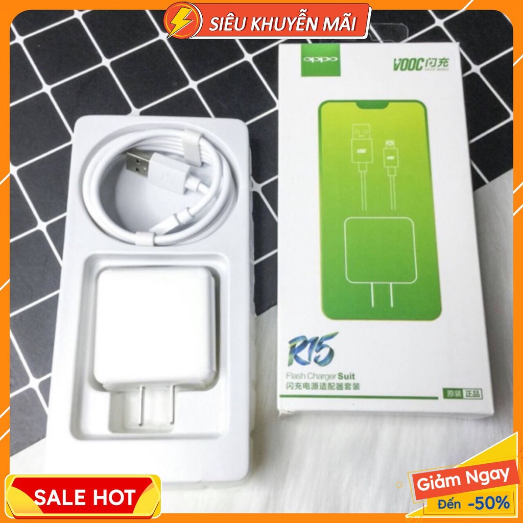 Bộ sạc r17 chân typec Chuẩn sạc nhanh công nghệ VOOC , chất lượng bền bỉ. Hàng chuẩn sạc nhanh