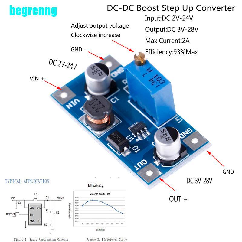 Mô Đun Tăng Áp Dc-Dc 2a Từ 2v-24v Sang 3v 5v 6v 9v 12v 19v Chuyên Dụng | WebRaoVat - webraovat.net.vn