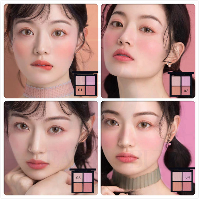 (Hàng Mới Về) Bảng Phấn Má Hồng 600063 Làm Sáng Da Màu Nude Tự Nhiên | BigBuy360 - bigbuy360.vn