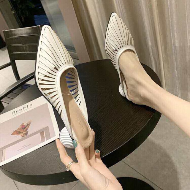 Sục zr gót tròn da mềm
