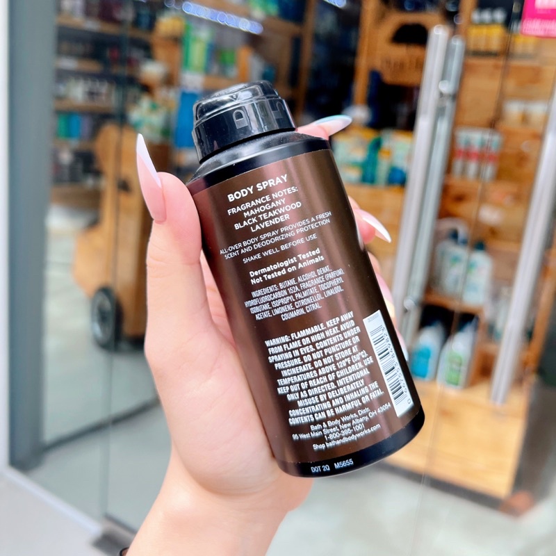 Xịt cơ thể nam Bath and Body Works - Teakwood
