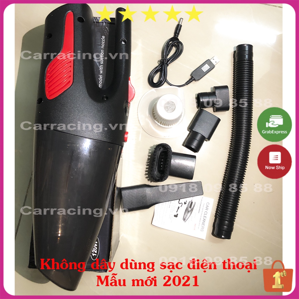 Máy Hút Bụi CARRACING Máy Hút Bụi Cầm Tay Không Dây và Có Dây Cho Ô Tô và Gia Đình - Phụ kiện nội thất  Xe Hơi nhà cửa | BigBuy360 - bigbuy360.vn