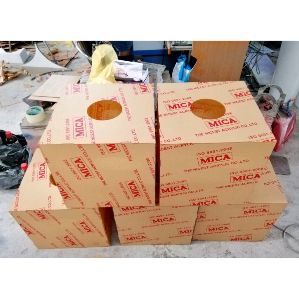 Thùng phiếu bốc thăm bằng mica 3ly 40cm