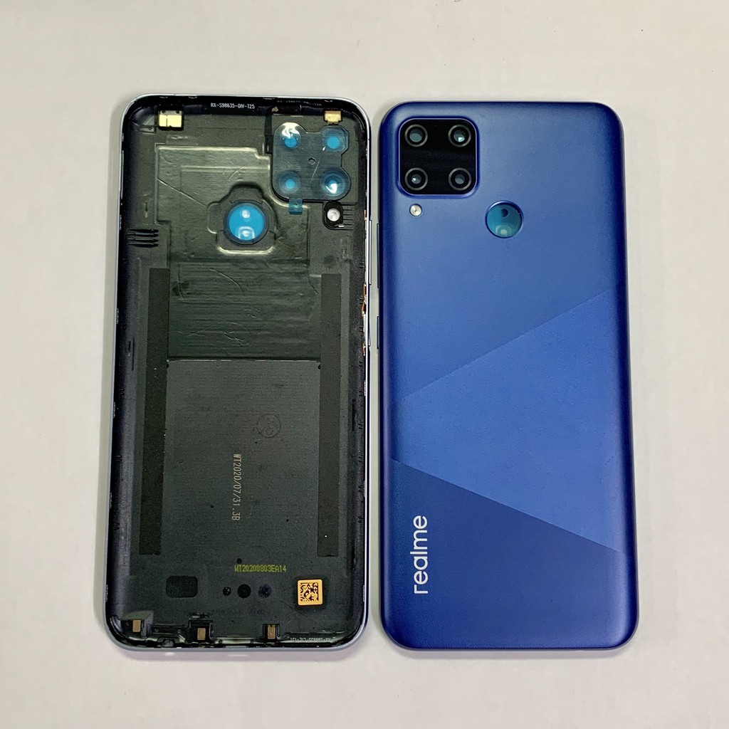 Vỏ Oppo Realme C15 liền kính cam (không kèm xương)