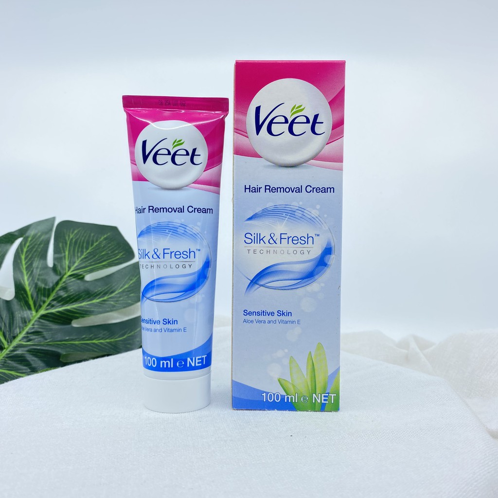 KEM TẨY LÔNG VEET CHO MỌI LOẠI DA - CÓ DAO CẠO - 100ml- hàng đức chuẩn