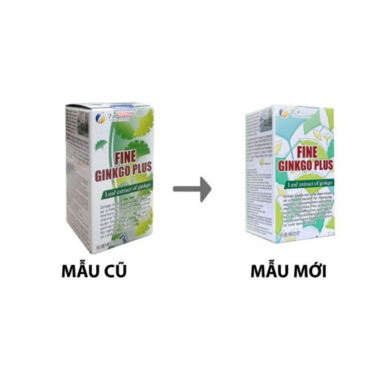 Fine Ginkgo Plus giảm stress, tăng trí nhớ, cải thiện chứng đau đầu, mất ngủ, bổ não