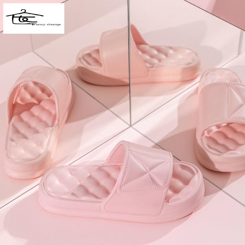 Dép Đi Trong Nhà Đế Dày Tăng Chiều Cao Chống Trượt Thời Trang Cho Nữ