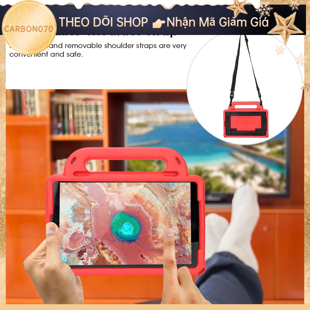 Ốp bảo vệ máy tính bảng EVA có giá đỡ và dây đeo vai 10.1‑ inch cho máy tính bảng SM‑T510/ T515 2019