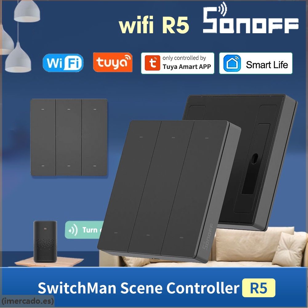 SONOFF R5 Cảnh Điều Khiển 6 Kênh SwitchMan Không Dây Điều Khiển Từ Xa Thông Minh Nhà Sử Dụng Thiết Bị cho MINIR3 M5 EweLink-Từ Xa-IMERCADO