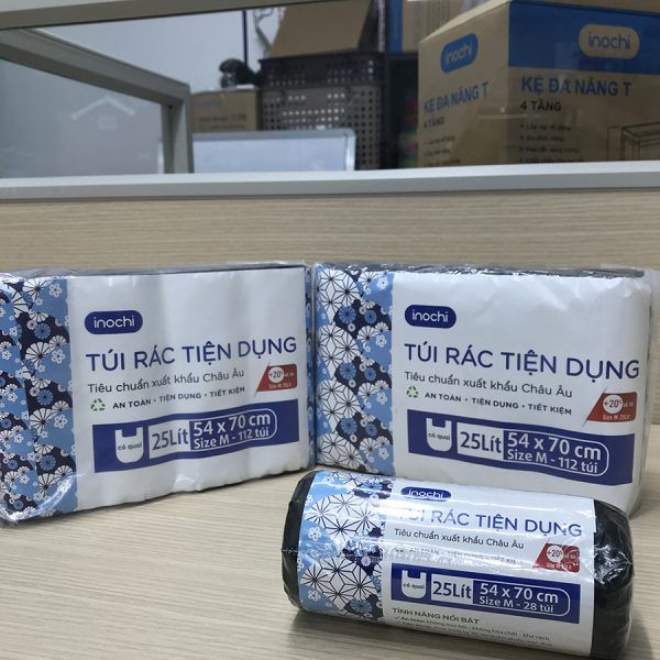 Thùng rác nắp lật INOCHI Hiro 10L (kèm ruột ) nhựa nguyên sinh, nắp lật thông minh văn phòng nhà bếp, chống mùi hôi