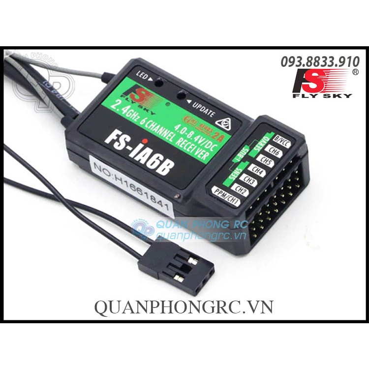 Bộ nhận sóng RX Flysky FS-iA6B 6CH