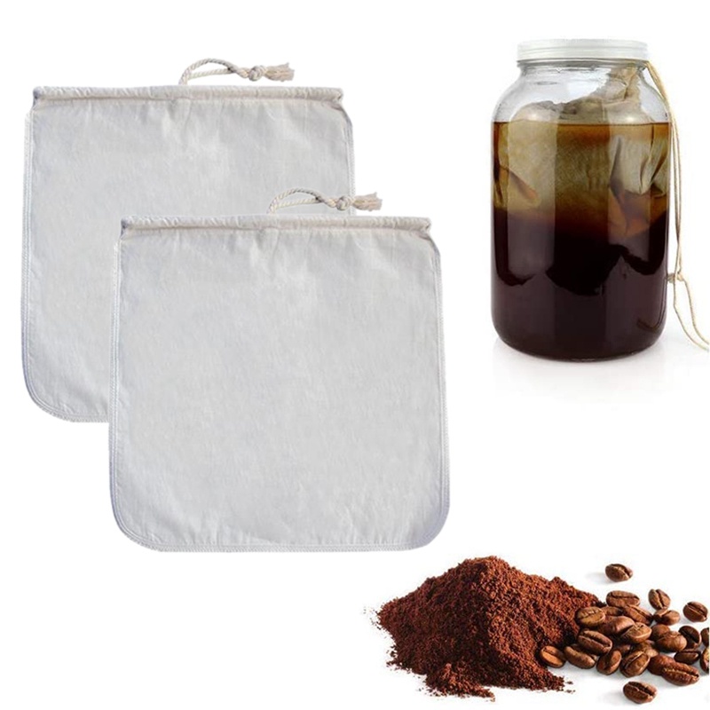 Set 2 Túi Lọc Cà Phê Lạnh Hữu Cơ 12 Inch Thân Thiện Với Môi Trường