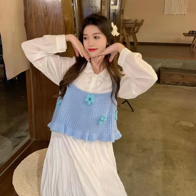 Áo Croptop Sát Nách Dệt Kim Thêu Hoa 3D Kiểu Nhật Bản Thời Trang Mùa Hè Cho Nữ