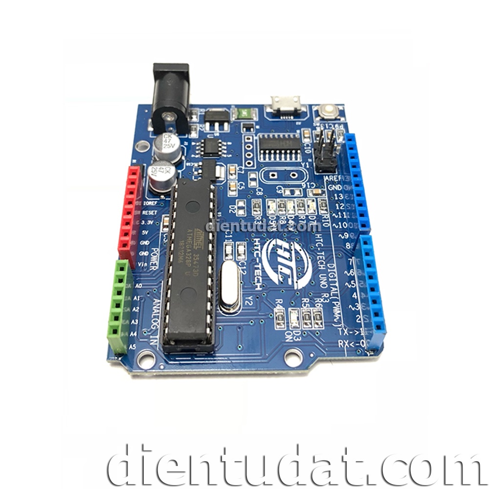 Mạch HTC Uno  R3 - Tương Thích Arduino Uno R3