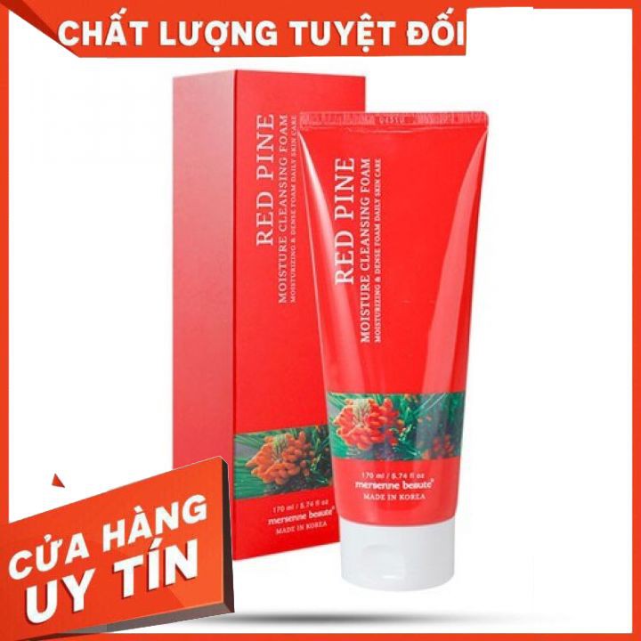 Sửa rửa mặt ❇️ DƯỠNG DA MỊN MÀNG❇️ SỬA RỬA MẶT tinh dầu thông đỏ HÀN QUỐC x 130ml - DANH CHO DA MỤN, DA TỔN THƯƠNG