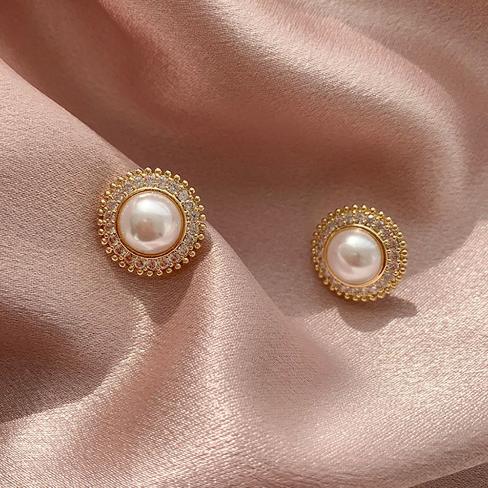 Cặp Bông Tai Ngọc Trai Giả Thời Trang Nữ