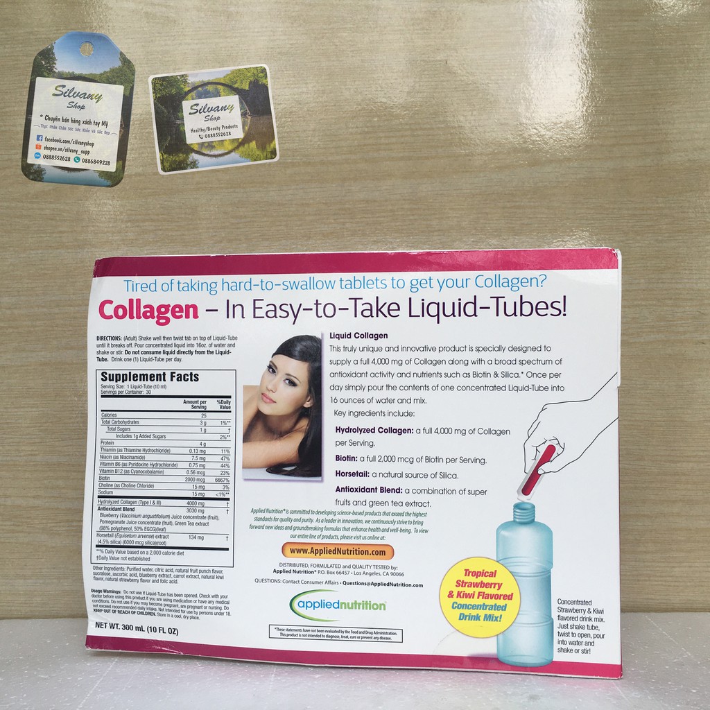 Collagen Nước Applied Nutrition Liquid Collagen – 30 Ống | BigBuy360 - bigbuy360.vn