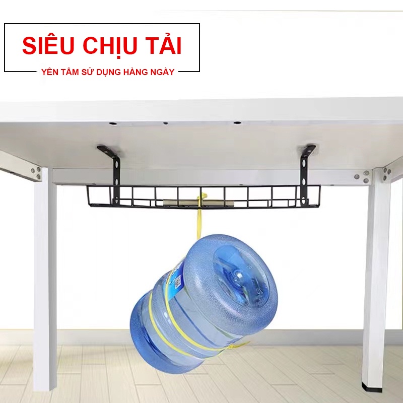 Giá đỡ ổ điện VNNETLAN dạng treo không đục lỗ trang trí phòng làm việc tiện lợi