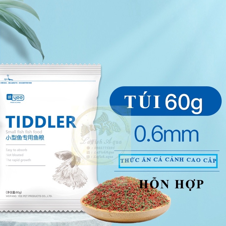 THỨC ĂN DÀNH CHO CÁ CẢNH CAO CẤP - YEE . Thúc đẩy cá tăng trưởng, khỏe mạnh, lên màu tốt... Dạng gói, hủ...