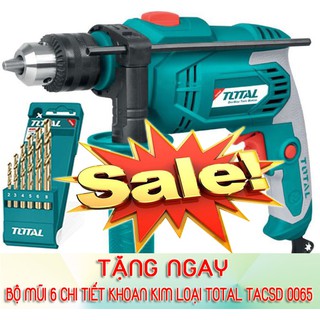 13mm máy khoan động lực cầm tay 650w total tg106136e