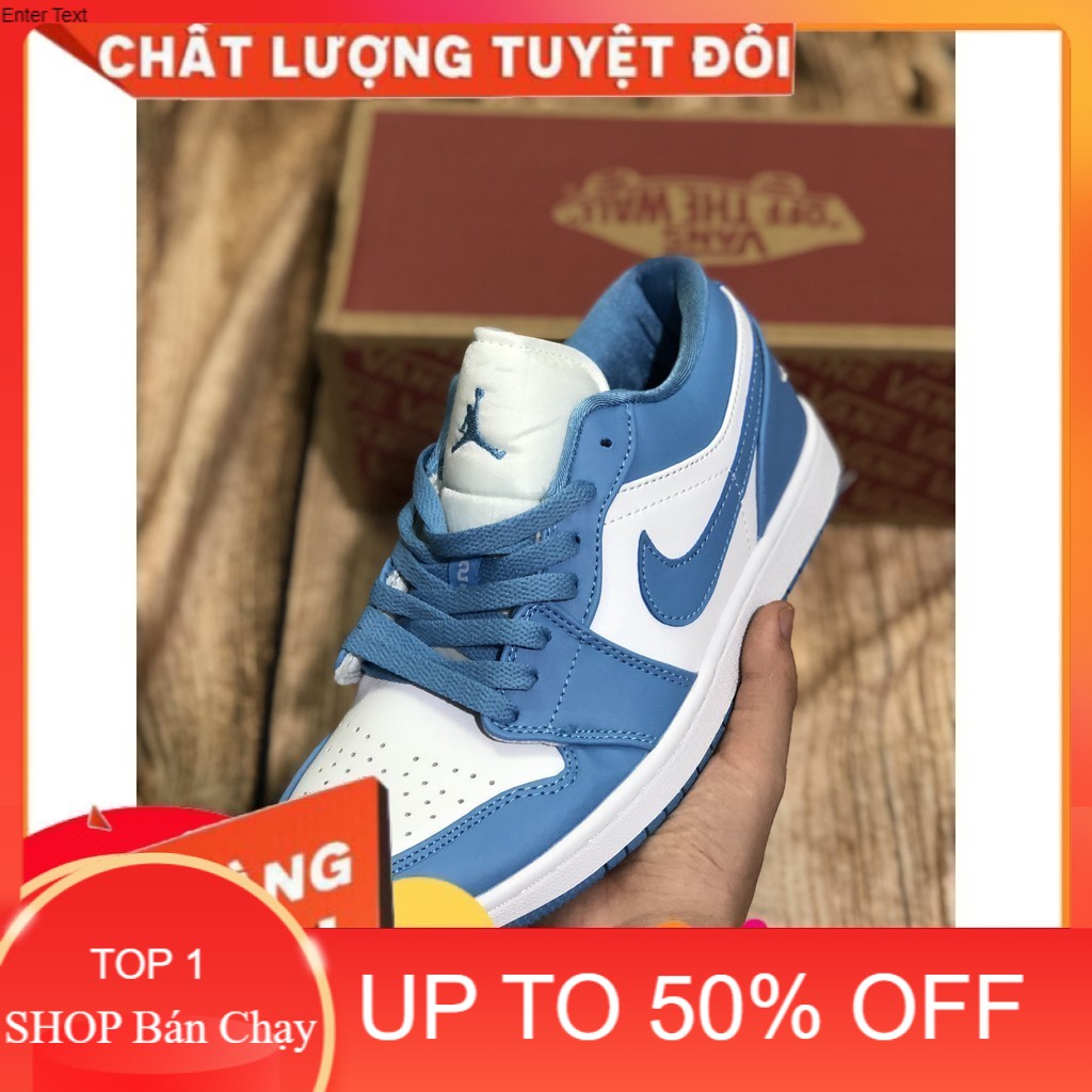 Giày thể thao AIR JORDAN 1 XANH CỔ THẤP (2020) '