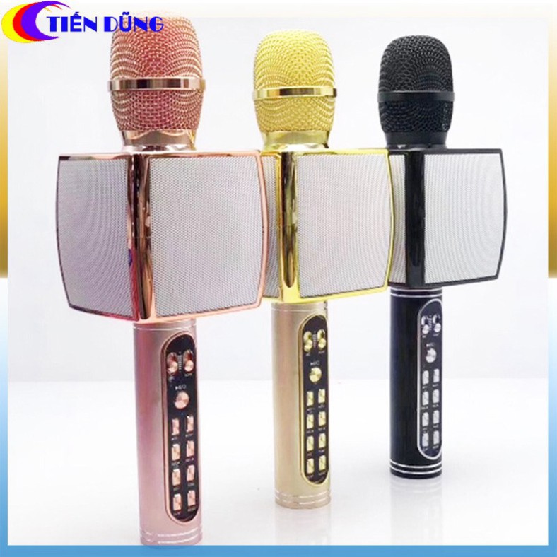 MIC KARAOKE YS91 KIÊM LOA TRỢ GIẢNG HÀNG CHUẨN- MICRO CẦM TAY KARAOKE ♥️♥️