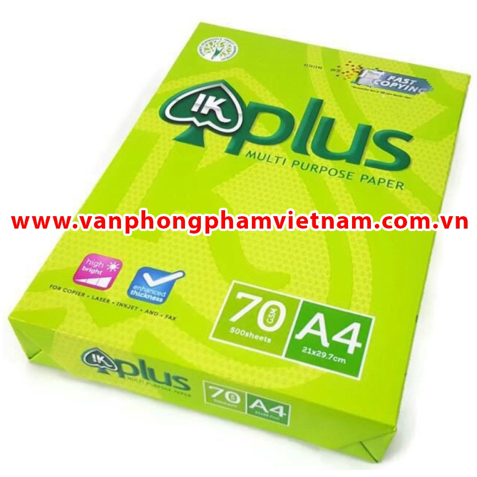 Giấy in IK plus A4, IK Plus A5 Định lượng 70gsm