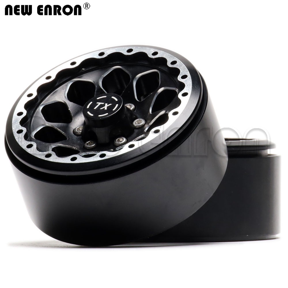 1Pcs Bánh xe hạt nhôm 1,9 inch Hub RC Vành cho 1/10 RC Car Crawler Axial 90046 Traxxas TRX-4 AXI03007 Bronco D110 F350