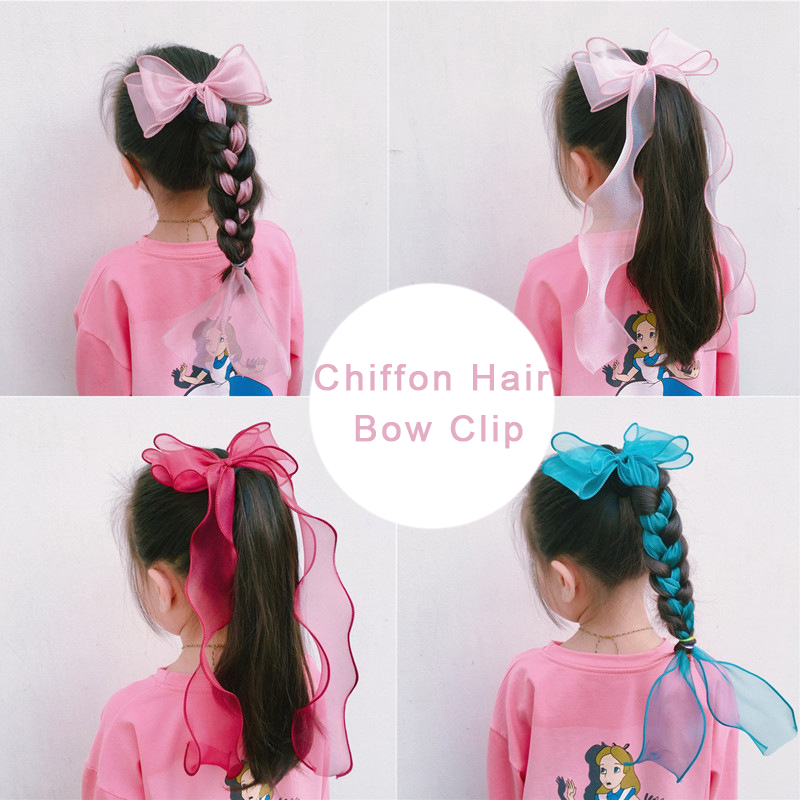 Kẹp tóc đính nơ đáng yêu dành cho nữ