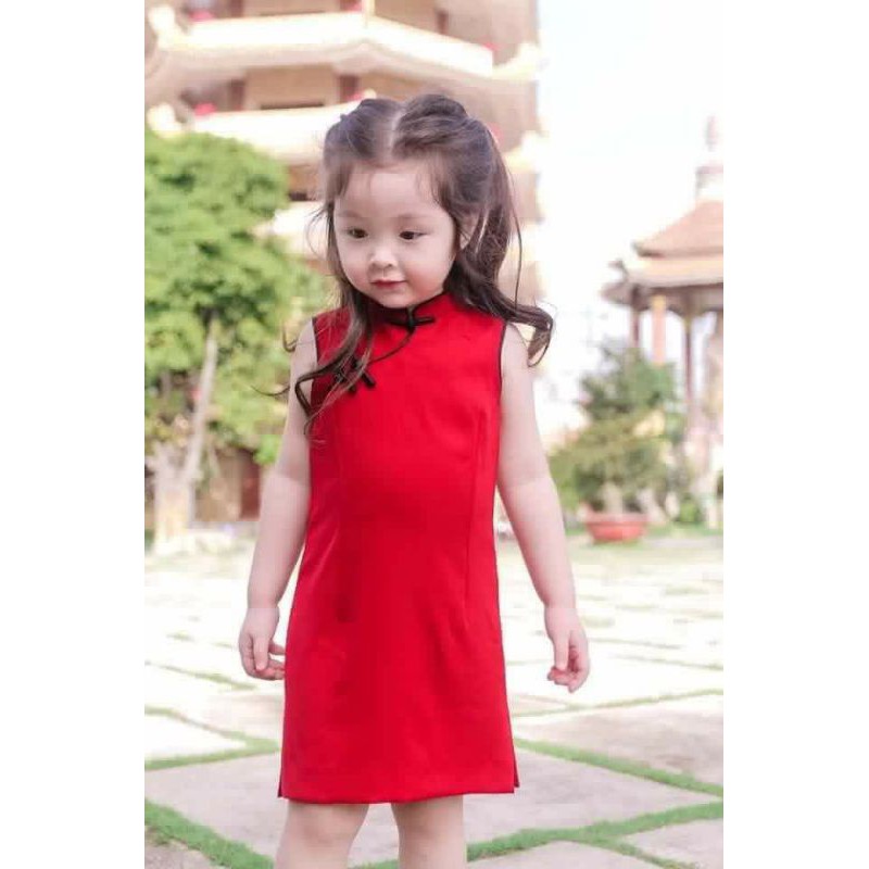 sườn xám cho bé