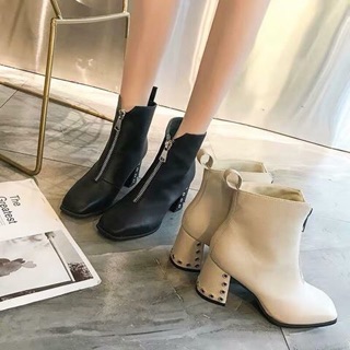 ANKLE BOOTS KÉO KHOÁ