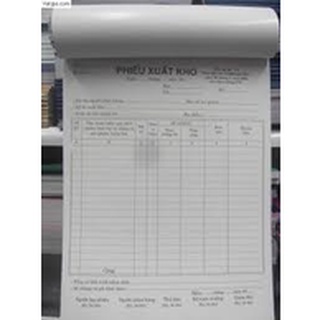Phiếu xuất kho 1 liên A4
