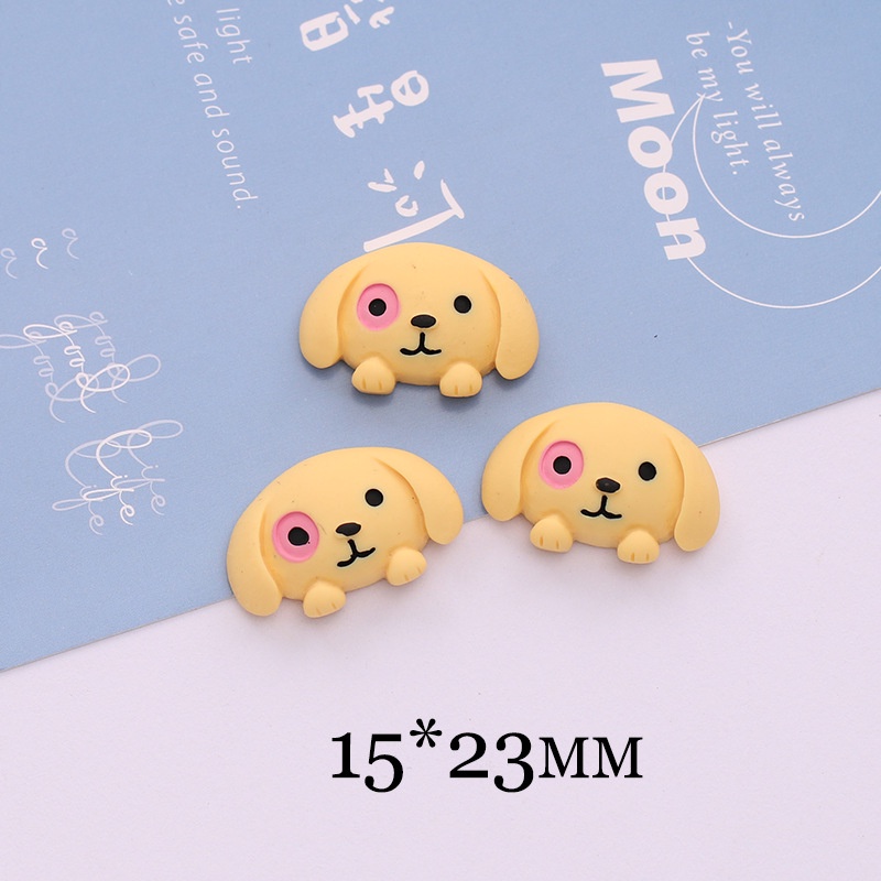 Phụ Kiện Trang Trí Ốp Điện Thoại Chú Chó Hoạt Hình Dễ Thương