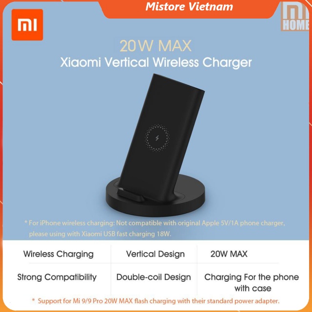 Đế sạc nhanh không dây 20W Xiaomi WPC02ZM