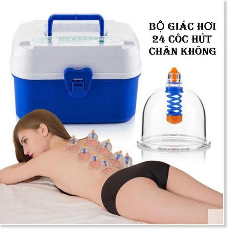 giác hơi, Bộ Giác Hơi Không Dùng Lửa 24 Phụ Kiện, Bộ Dụng Cụ Giác Hơi Cao Cấp, Mua Ngay nhé