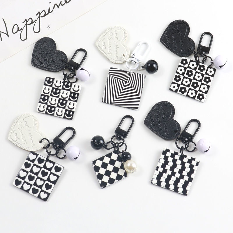 Móc Chìa Khóa Bằng Da Thiết Kế Sáng Tạo Cho Túi Xách