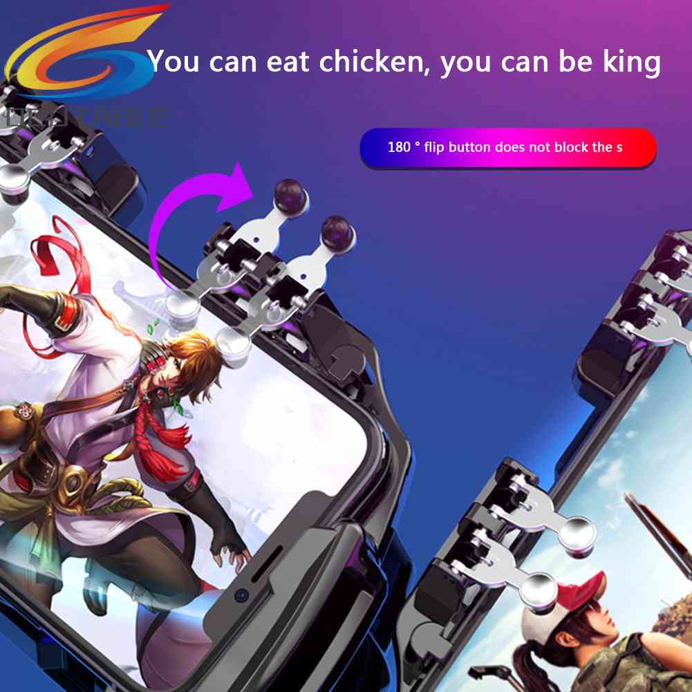 Tay Cầm Chơi Game PUBG 6 Ngón Có Quạt Tản Nhiệt