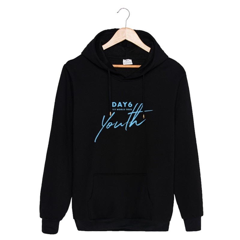 Áo Hoodie Unisex Pt837 Day6 1st World Tour Youth Hàn Quốc