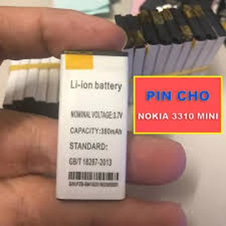 [Siêu rẻ] Pin điện thoại cho máy BM10-3310 mini-Bảo hành 3 tháng