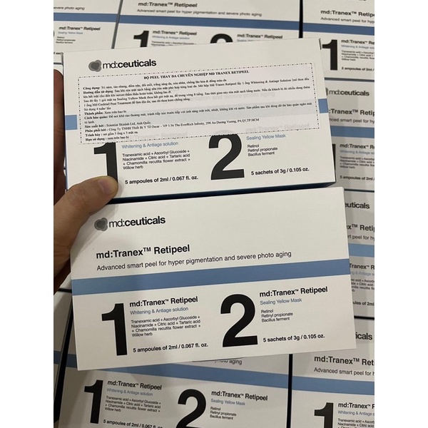 Peel thay da sinh học Md ceuticals tranex