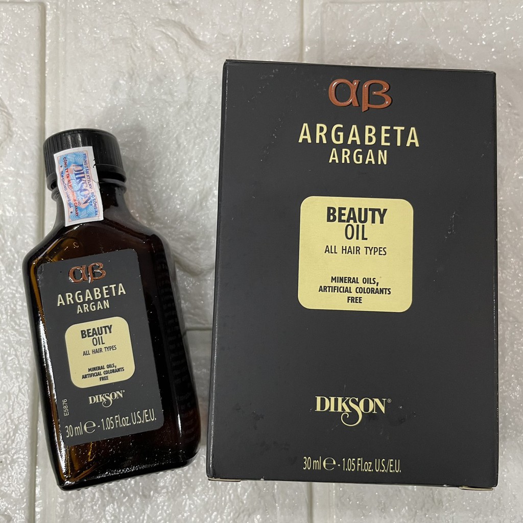 Tinh dầu Argabeta Oil Dikson phục hồi cấu trúc tóc hư tổn 30ml