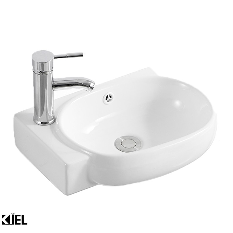 CHẬU LAVABO TREO GÓC MINI, CHẬU LAVABO TREO TƯỜNG, CHẬU RỬA MẶT BẢO HÀNH 10 NĂM MEN