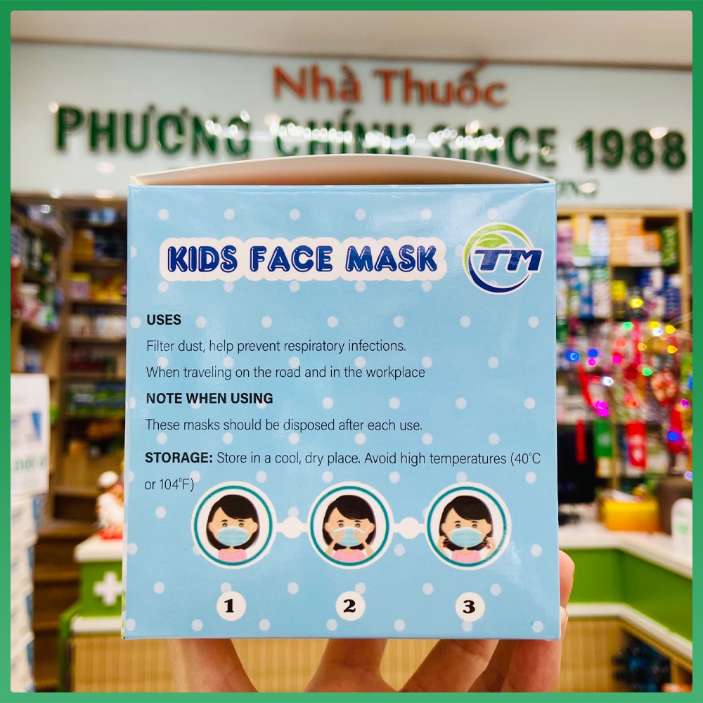 Khẩu Trang Y Tế Trẻ Em Kids Face Mask Hộp 50 Chiếc | BigBuy360 - bigbuy360.vn