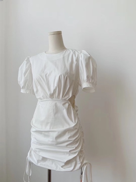 ĐẦM CUTOUT 2 BÊN DÂY RÚT | BigBuy360 - bigbuy360.vn