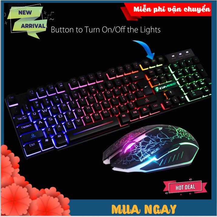 COOL NGẦU - Bộ Bàn Phím, Chuột Gaming PRO T6 2019 Siêu Đẹp Tặng Lót Chuột Led 7 màu | BigBuy360 - bigbuy360.vn