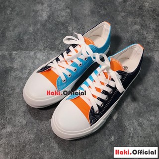 Giày vải thấp cổ phối màu cực đẹp Haki's Shop