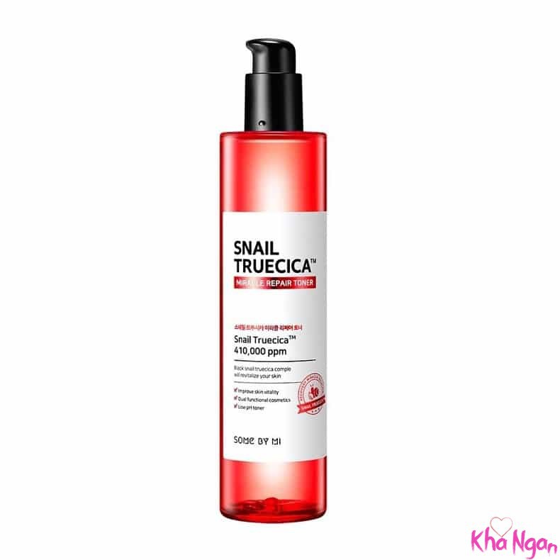 Nước hoa hồng Snail Truecica Miracle Repair Toner Some By Mi