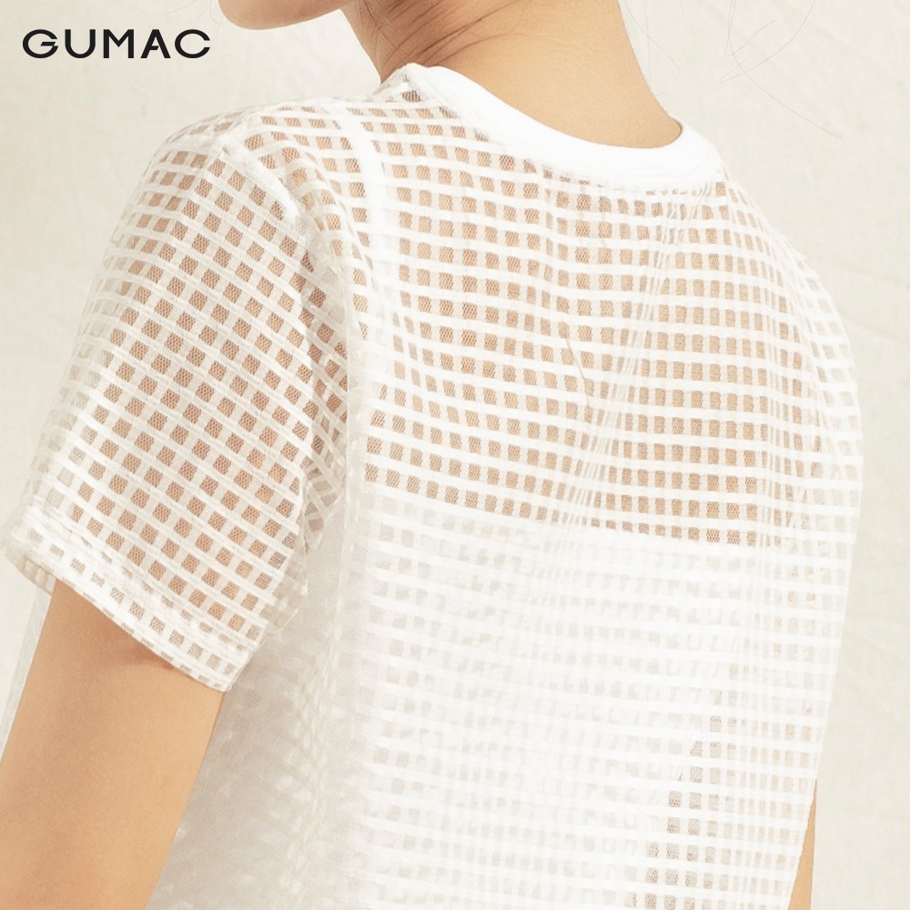 Áo croptop lưới ATA1148 GUMAC (Không gồm áo dây) | BigBuy360 - bigbuy360.vn