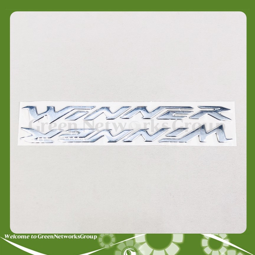 Tem dán xe máy chữ nổi WINNER Greennetworks