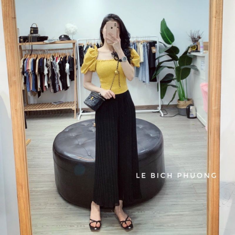 Quần voan lụa nhẹ tênh máy lịm frisize